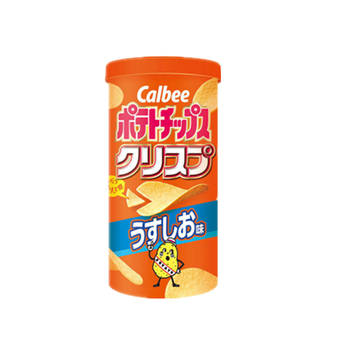 （12桶/箱）Calbee 松脆薯片 淡盐味 小筒装 50g